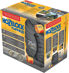 Furtun hibrid HOZELOCK - Tuffhoze 25 m: furtun extrem de flexibil cu tehnologie de țesătură Tuff Fiber, compatibil cu mașinile de spălat cu presiune (40 bar), furtun durabil și foarte ușor [8125A1240]