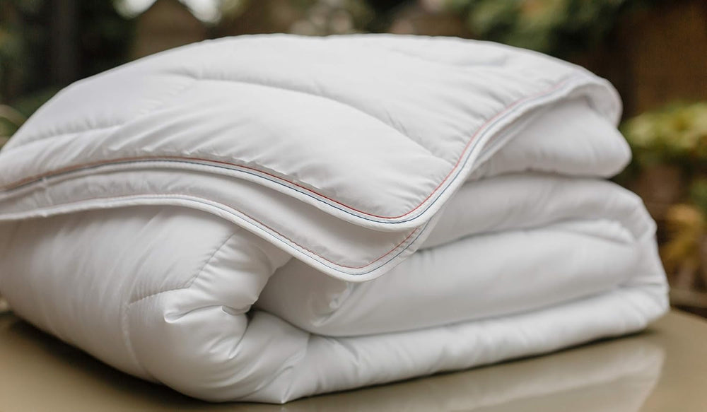 COLAS NORMAND Percale pamut paplan 260 x 240 cm kiváló minőségű 100% percale pamut puha és kényelmes tartós finom bevonat Made in France Fehér paplanok és paplanok Naty Shop