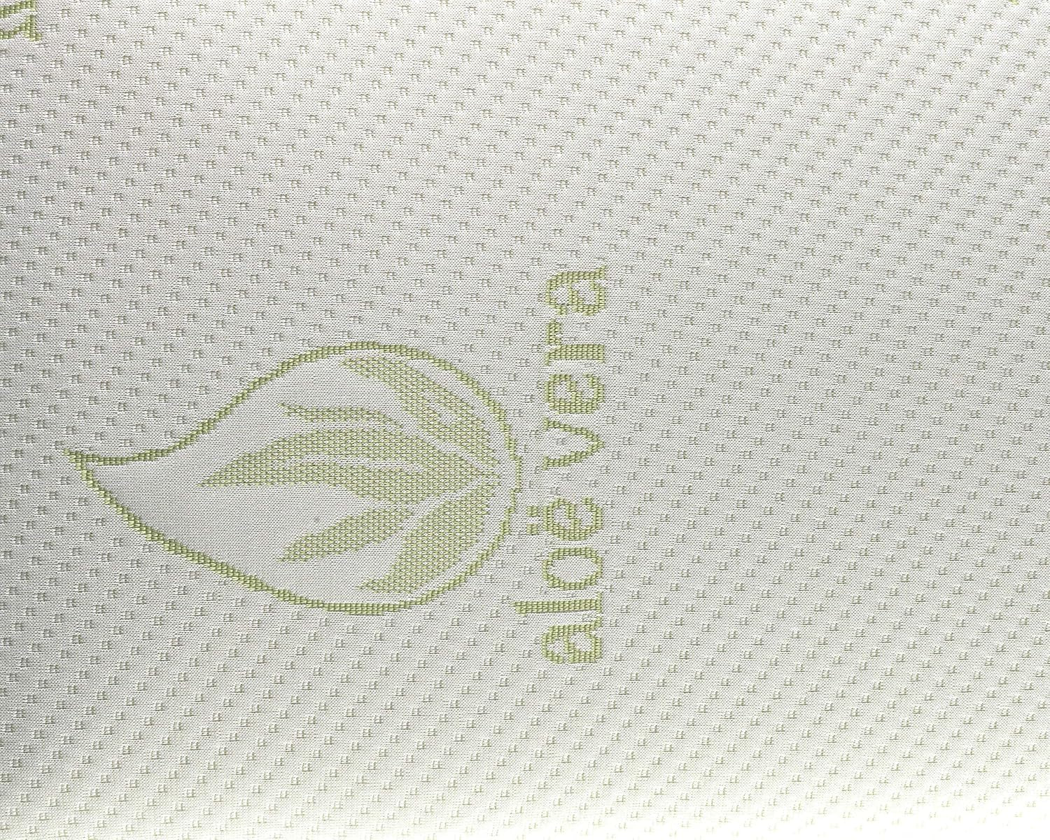 Todocama Todolit viscoelastic aloe vera plus pernă, verde, 2 bucăți, 75 cm Perne standard Naty Shop