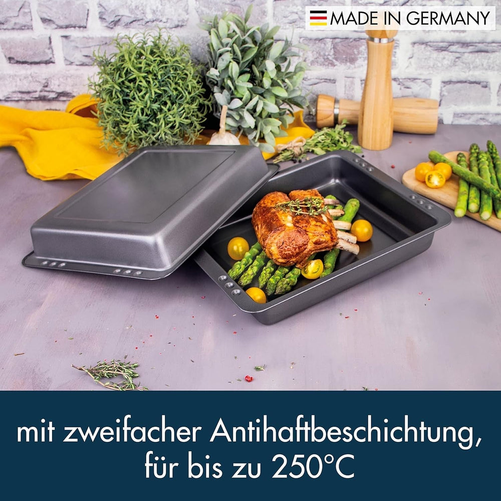 Chg Backform, ILAG Special 2-Schicht Antihaftbeschichtung, Sonstige, Jewells Ca. 28,5 x 23 x 4 cm, 9878-41, Jewells Ca. 28,5 x 23,0 x 4,0 cm Sütőformák és tálcák Naty Shop