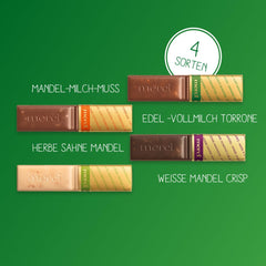 Finest Selection Variety Mandula Crunch – 10 x 250g – Töltött és töltetlen csokoládé különlegességek