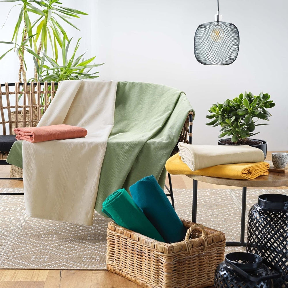 Douceur D'Intérieur, Takaró (220 X 240 cm) Lucile Curry, Polycotton, Unicolor Douceur d'Intérieur ágyak és takarók