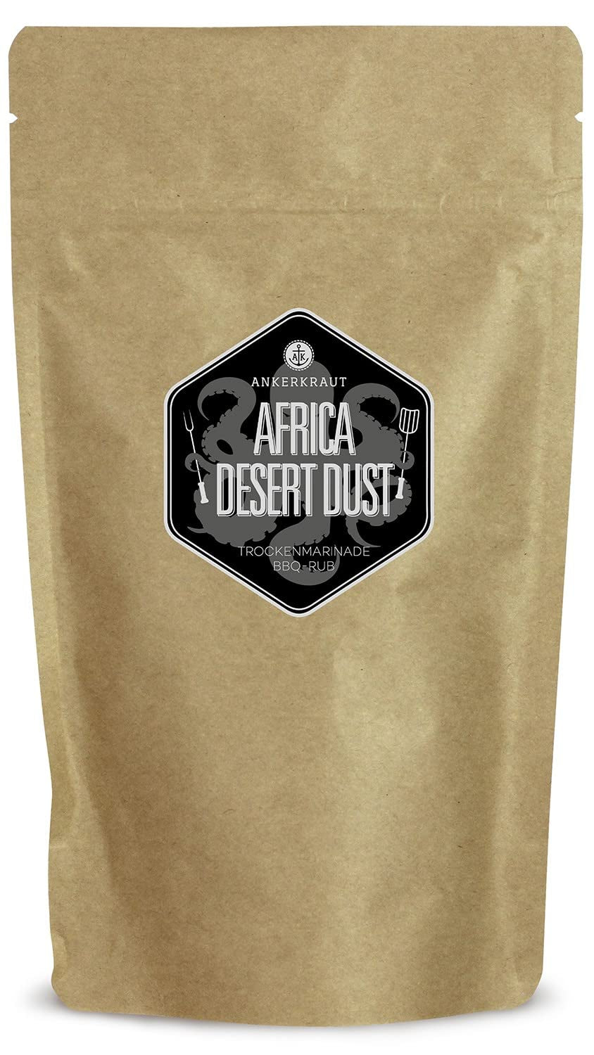 Ankerkraut Africa Desert Dust, BBQ-Rub der afrikanischen Wüste zum Grillen, 200g im Streuer