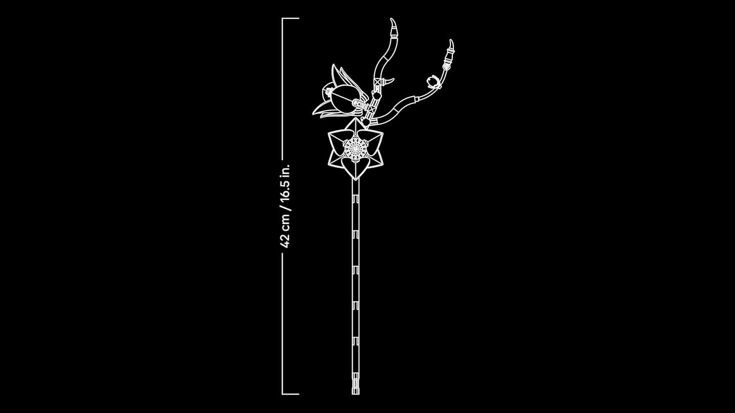 LEGO Botanicals Magnolienzweige - Művirág szett felnőtteknek - 5 mesterséges magnólia dekorációhoz a nappaliban vagy hálószobában - Barkácsolás ajándékötlet nőknek - 11510