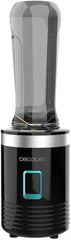 Cecotec Tragbarer Einzelstandmixer Power Titanium 300 Easygo. 350 W, Zerkleinert Eis, 4 Klingen Mit Schwarzer Titanbeschichtung, Inklusive 2 Kühlröhren, 2 Tragbaren Bechern Und 2 Deckeln Anya és Gyermek Naty Shop