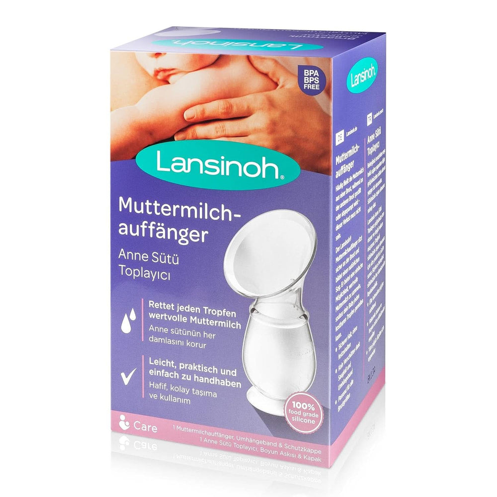 Lansinoh Silikon Milchpumpe & Muttermilchauffänger - Angenehmes & Extrem Weiches Silikon - Rettet Jeden Tropfen Muttermilch - Alternatív Zu Milchauffangschalen, 1 Stück (1 Er Pack) Kiegészítők Élelmiszer és szoptatás Bebe Naty Shop Single Vörangermodell