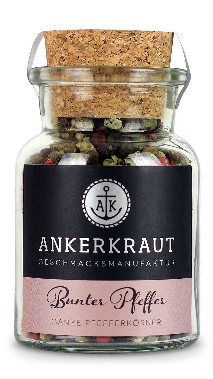 Ankerkraut Bunter Pfeffer, ganze Pfefferkörner für die Pfeffermühle, 150g a tasakban