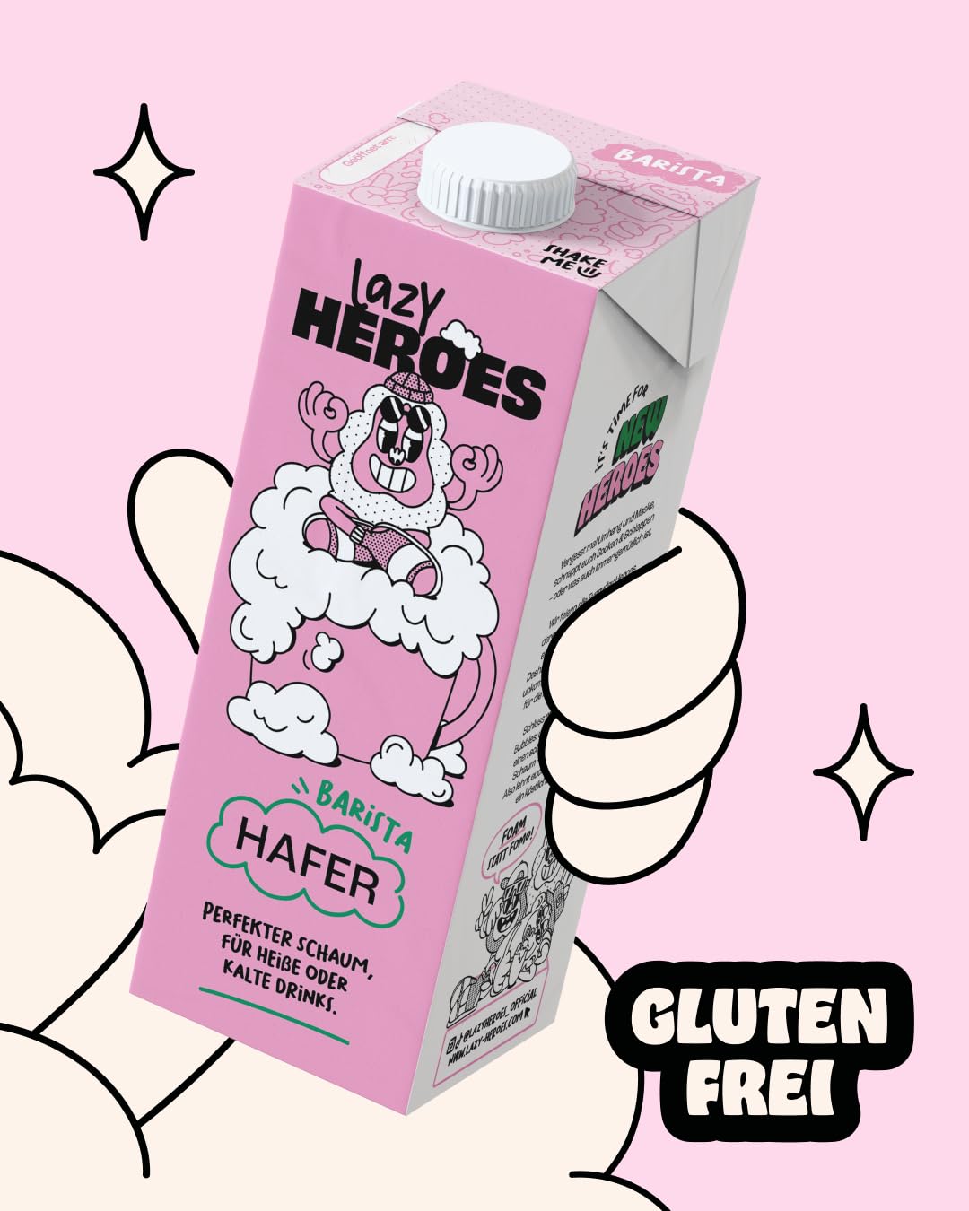 Lazy Heroes Hafer Barista Drink – Tökéletes gluténmentes vegán hab