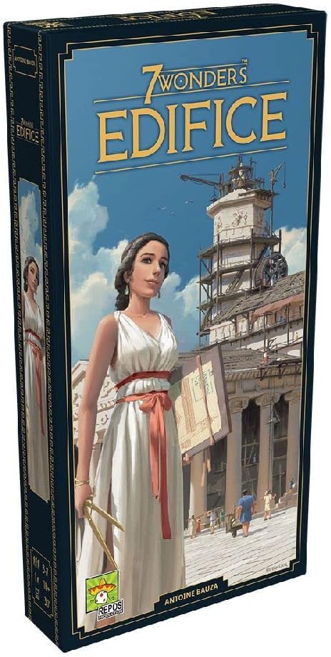 Asmodee 7 Wonders Duel, joc de bază, joc pentru cunoscători, joc de strategie, 2 jucători, vârste 10+, 30 de minute, germană