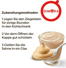 Gimoka Cream Caffè Latte Laktózmentes Gluténmentes Tartósítószer nélkül