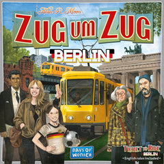 Days of Wonder, Ticket to Ride: Berlin, családi játék, társasjáték, 2-4 játékos, 8 év felett, 10-15 perc, német