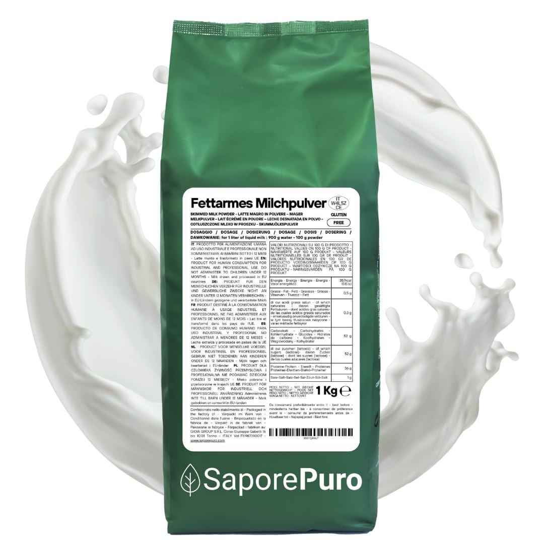 SaporePuro sovány tej 1 kg - jól oldódó gluténmentes