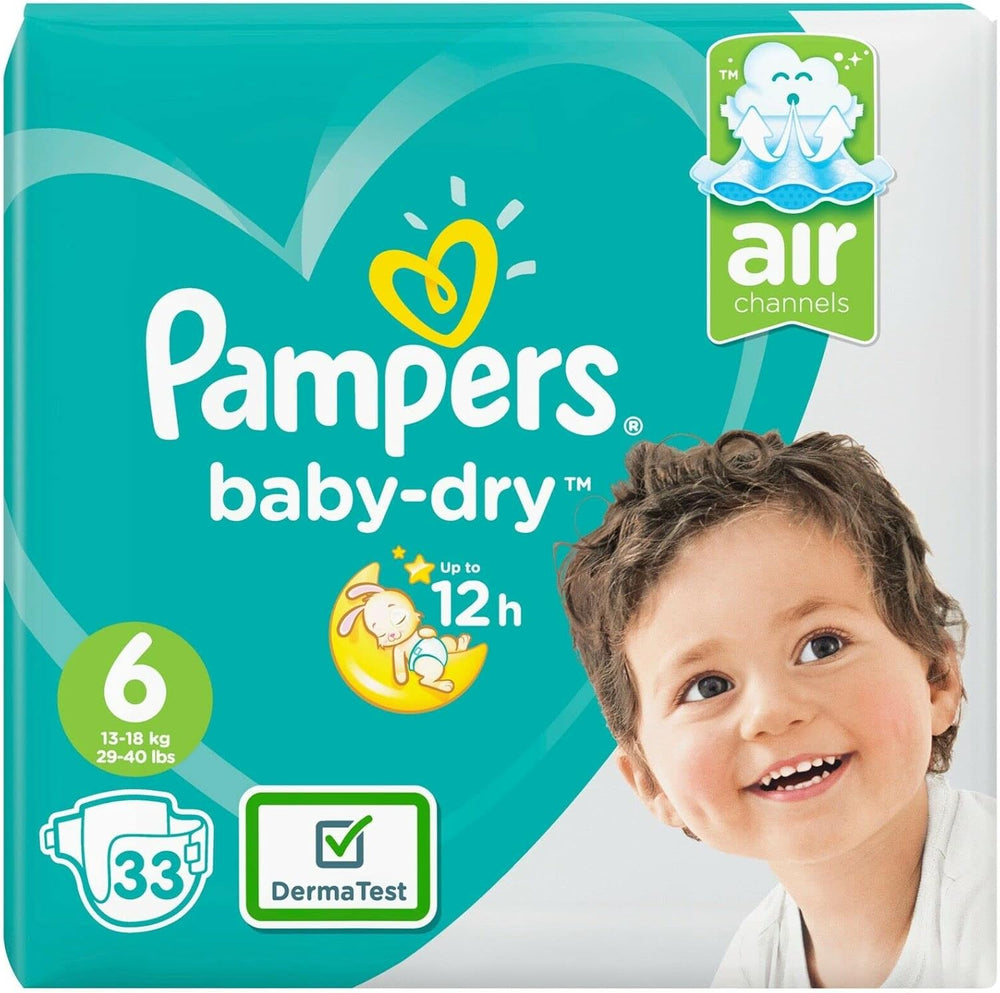 Pelenkák Pampers 81657566 Baby-Dry nadrág, fehér