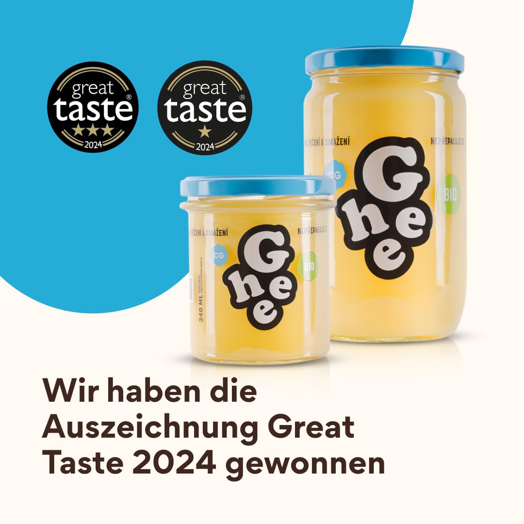Ghee Butter BIO 600 g - Ideális sütéshez és sütéshez Laktózmentes