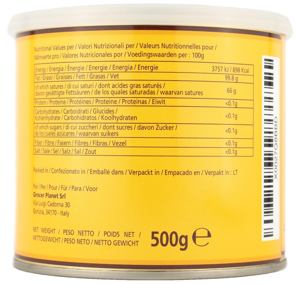 Grocer Planet Natural Ghee - Derített ghí 500g Keto főzéshez