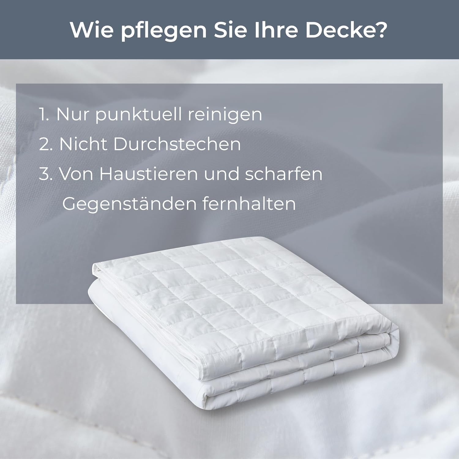 Degrees of Comfort súlyozott takaró 135X200Cm 7Kg, stresszoldó terápiás takaró 100% pamutból, nehéz takaró Súlyozott takaró felnőtteknek Javítja az alvást és csökkenti a stresszt Komfort fokú ágyak és takarók