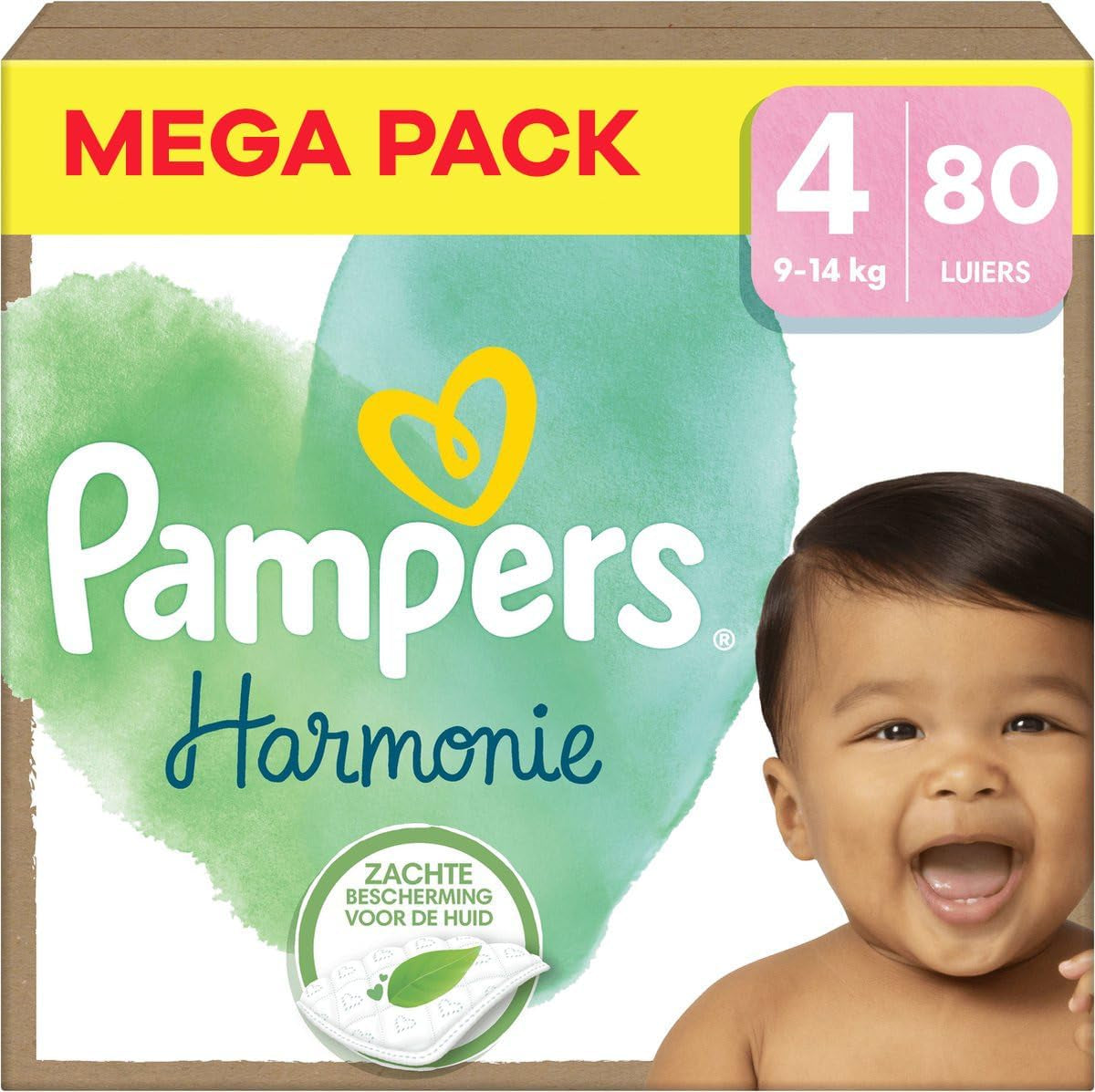 Pelenkák Pampers Harmony 80 4-es méret (9-14 kg)