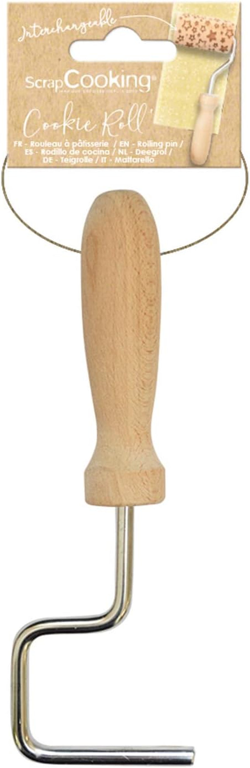 SZEMÉLYFŐZÉS - Griff für Mini-Holzwalze – Werkzeug für Dekoration, Kekse, Kekse, Kekse – 5300