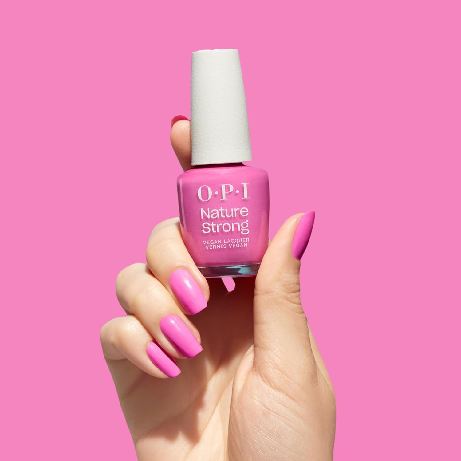 OPI Nature Strong Pink and Nude Shades - hosszantartó körömlakk innovatív, természetes összetevőket tartalmazó vegán formulával - a fényes körmökért