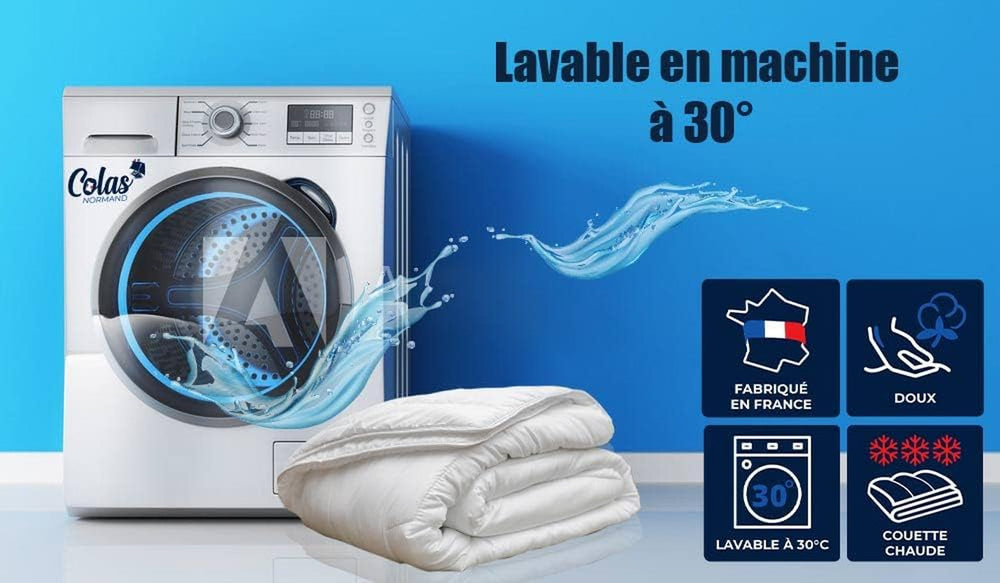 Paplan 140 X 200 cm | Organikus pamut és merinó gyapjú | Meleg Mosógépben 30°C-on mosható Paplanok és paplanok Naty Shop