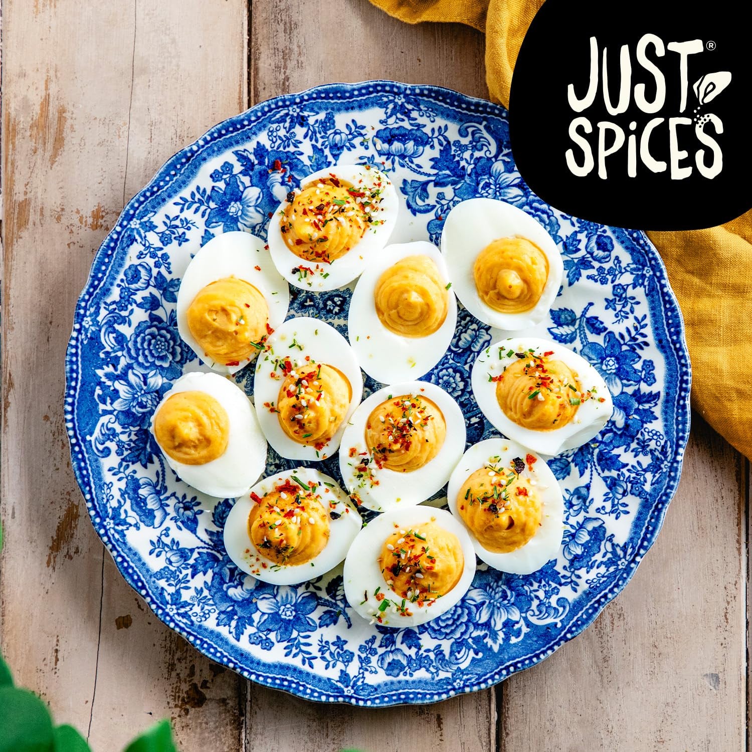 Just Spices Ei Topping I Streue Gesmack auf alle Ei-Speisen vom gekoten Ei bis Spiegelei I Gewürzdose, 55 g