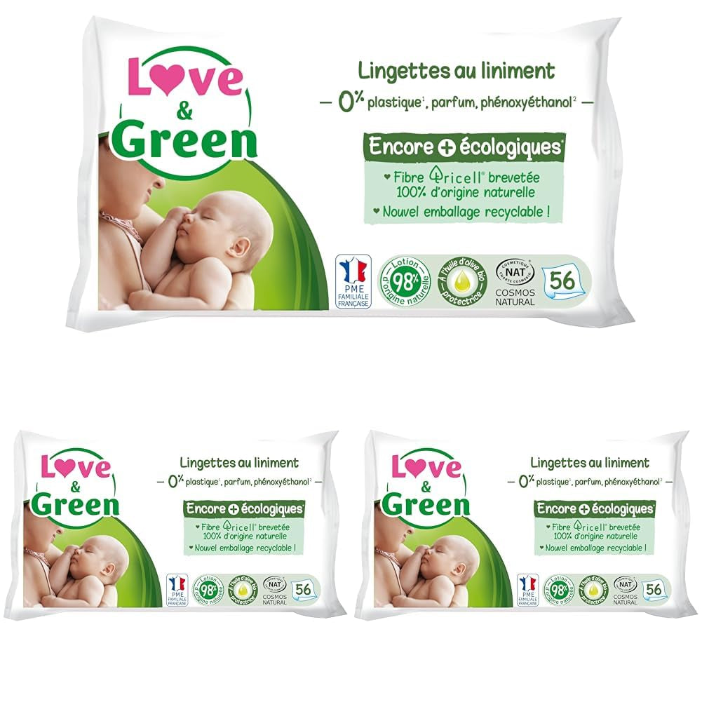 Șervețele igienice ecologice - pachet de 55 de șervețele - certificate Cosmo Natural de către ECOCERT și FSC