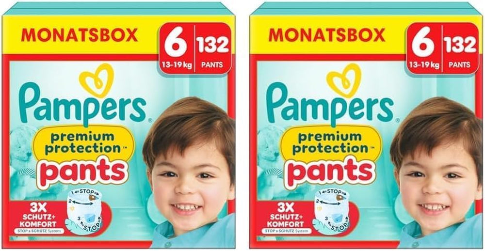 Pampers Premium Protection Pants 5-ös méret, 144 pelenka, 11 kg - 17 kg, 360°-ban állítható, puha szivárgásgátló mandzsettával az optimális kényelem és védelem érdekében
