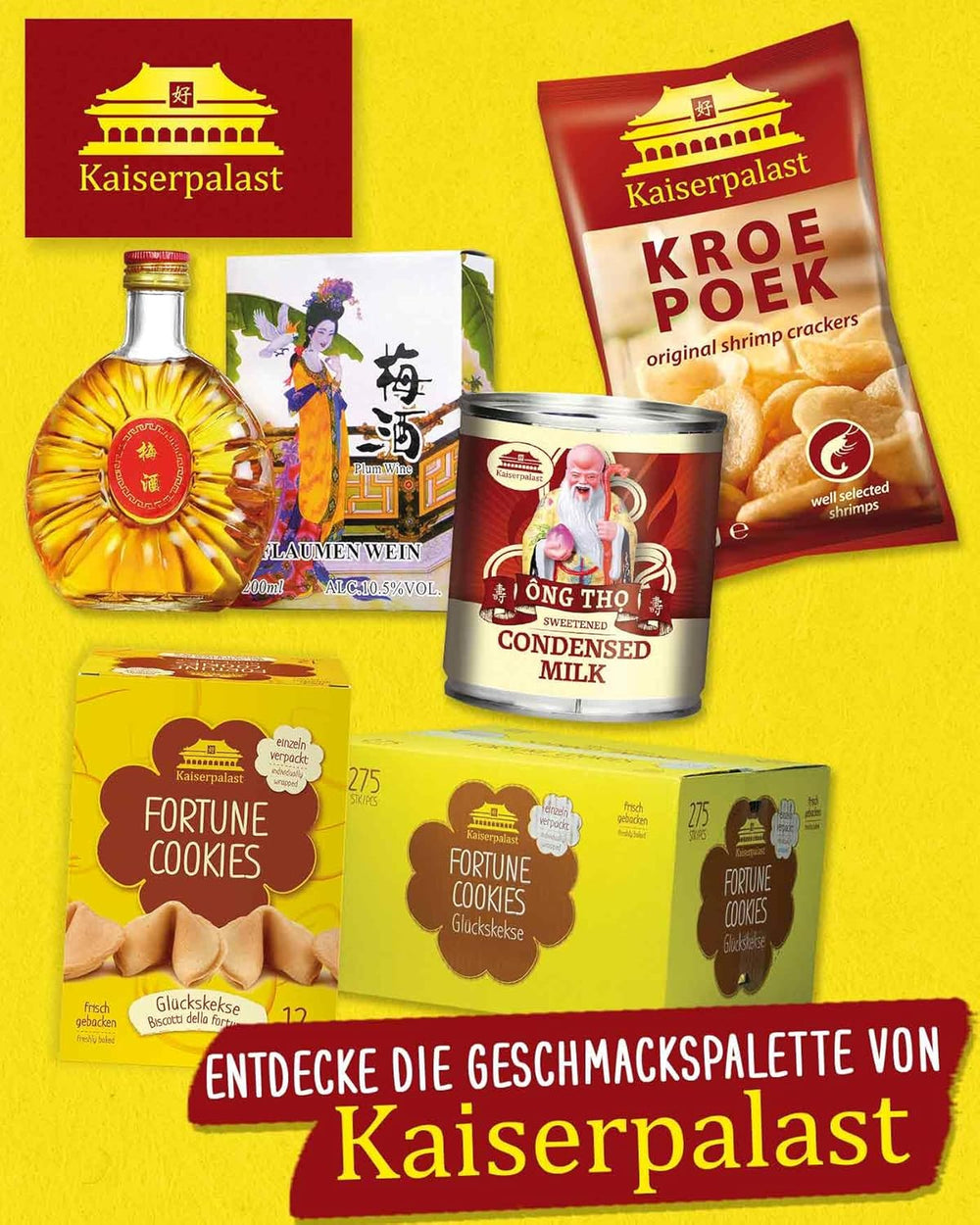Kaiserpalast sűrített tej 8% Fettanteil, gesüßt, zum Süßen von Kaffee und Tea oder zum Kochen und Backen, 1 x 397 g