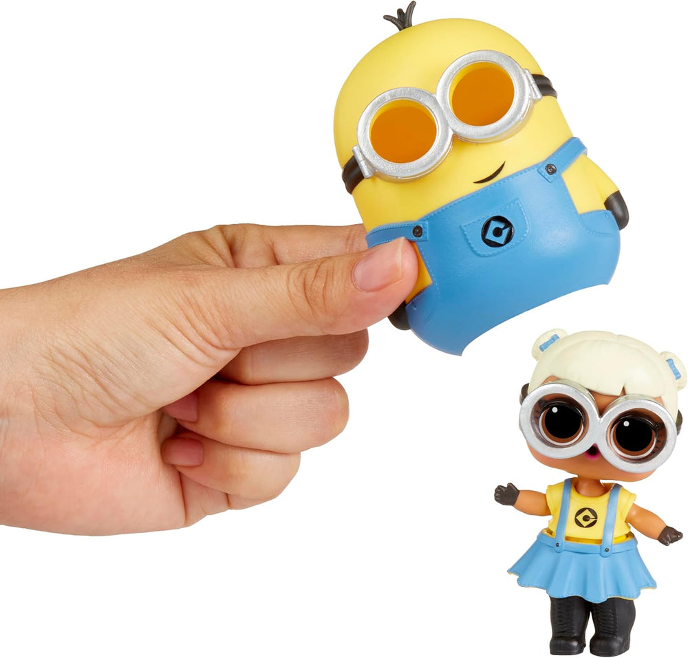 LOL Surprise! Loves Minions Tots - Include 1 păpușă cu ținută și accesorii, minge inspirată de Minions, ambalaj ascuns, 6 păpuși de colecție