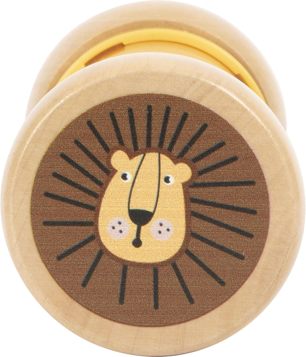 Small Foot rainmaker rattle "Safari", jucărie senzorială fascinantă din lemn, pentru copii începând cu vârsta de 6 luni, 12458 Jucarii Bebe Naty Shop