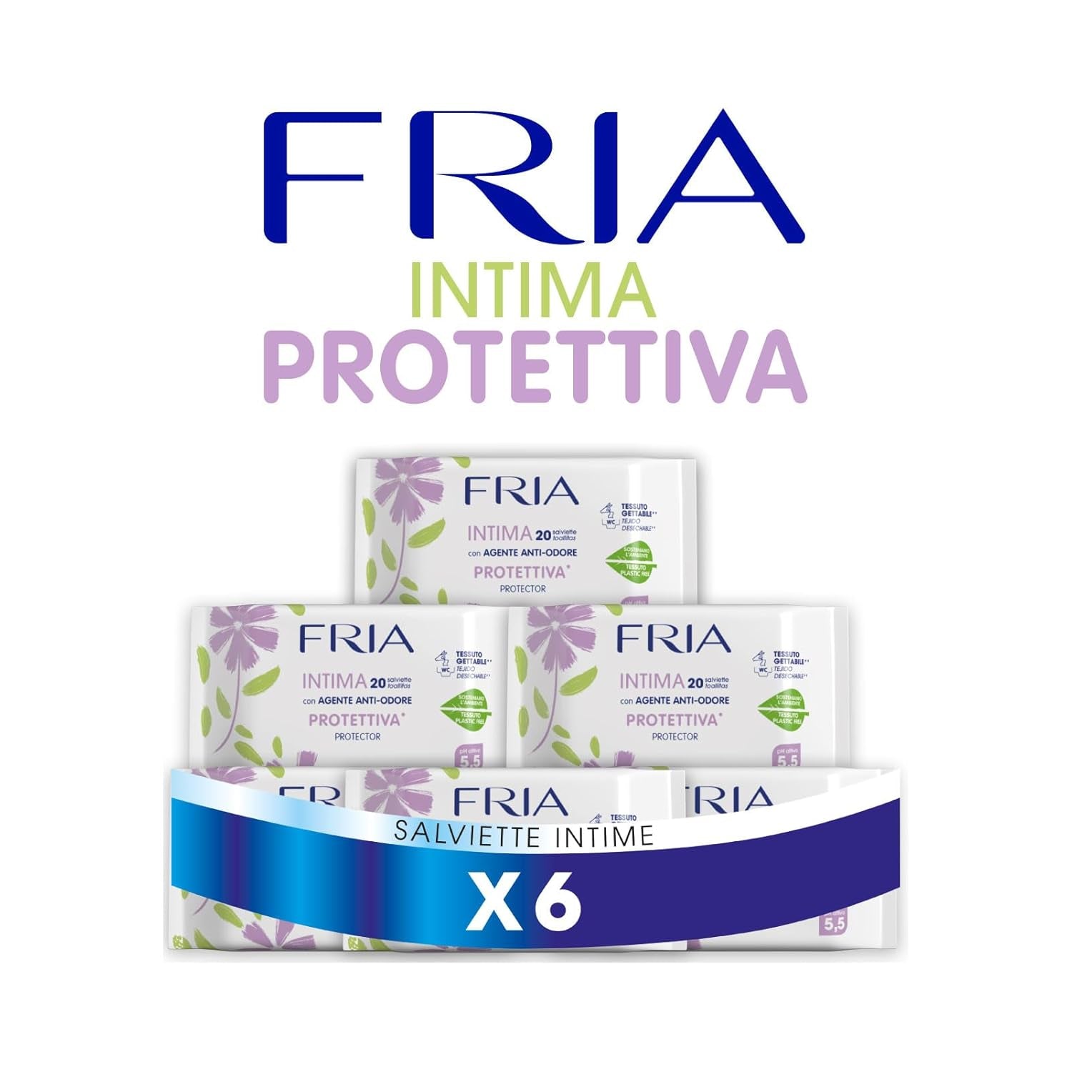 Șervețele intime pentru uz intim, cu agent de inhibare a mirosului, testat ginecologic, pânză de aruncat în toaletă, testat dermatologic, pachet valoric cu 120 de șervețele