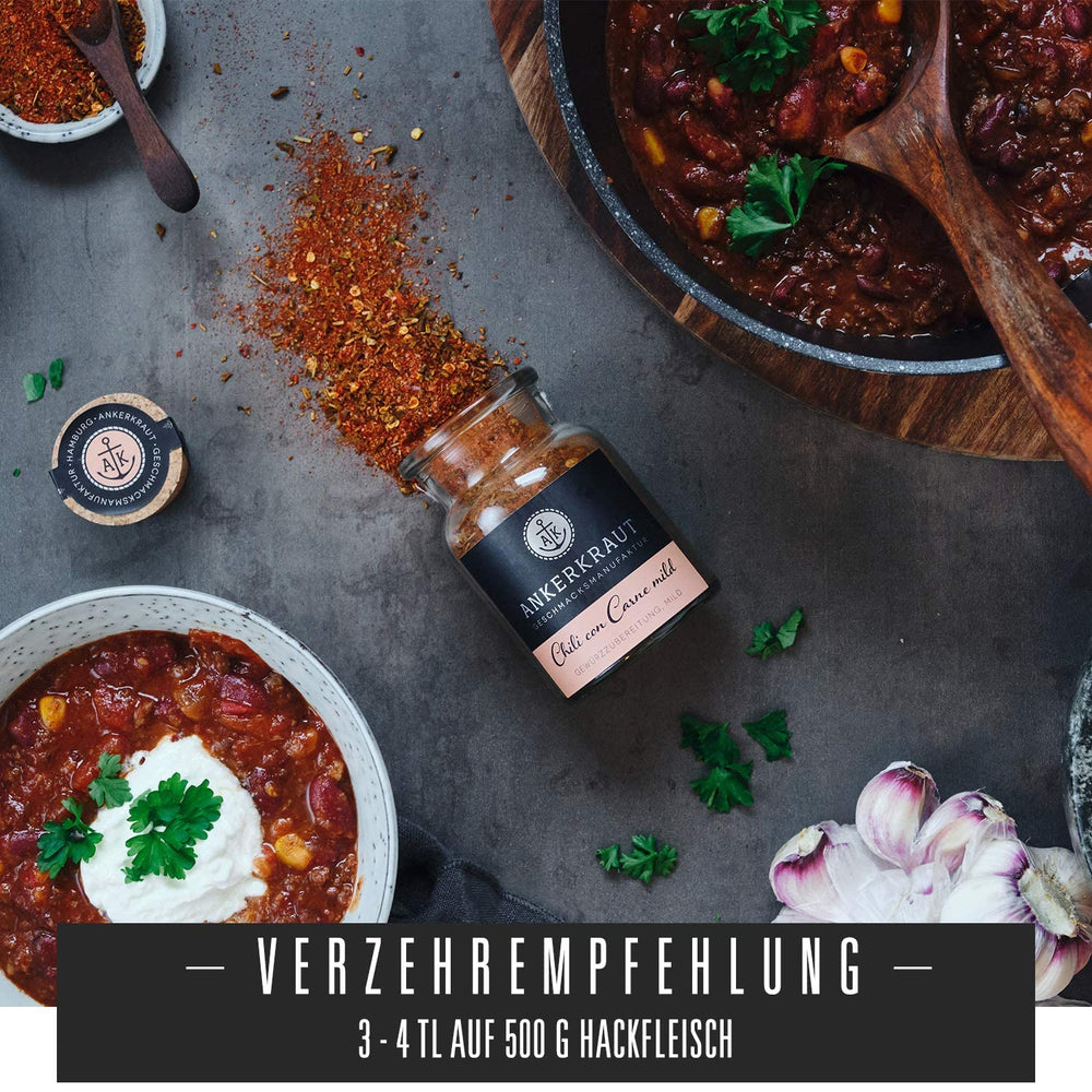 Ankerkraut Chili con Carne Gewürz, enyhe, 160g zacskóban