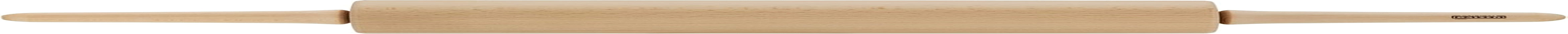 Eredeti Kaiser Classic Nudelholz 47 x 6,5 cm, Teigroller, Wellholz, Buchenholz, Leichtlauf-Gleitlager, breite Ausrollfläche, Beige