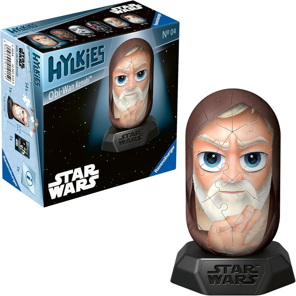Ravensburger Hylkies: Figurine de colecție Star Wars de asamblat singur - Figura #03 - Prințesa Leia - Construiește, îndrăgostește-te, colecționează - Mini figurine pentru fanii Star Wars Action figures Naty Shop Obi-Wan Kenobi
