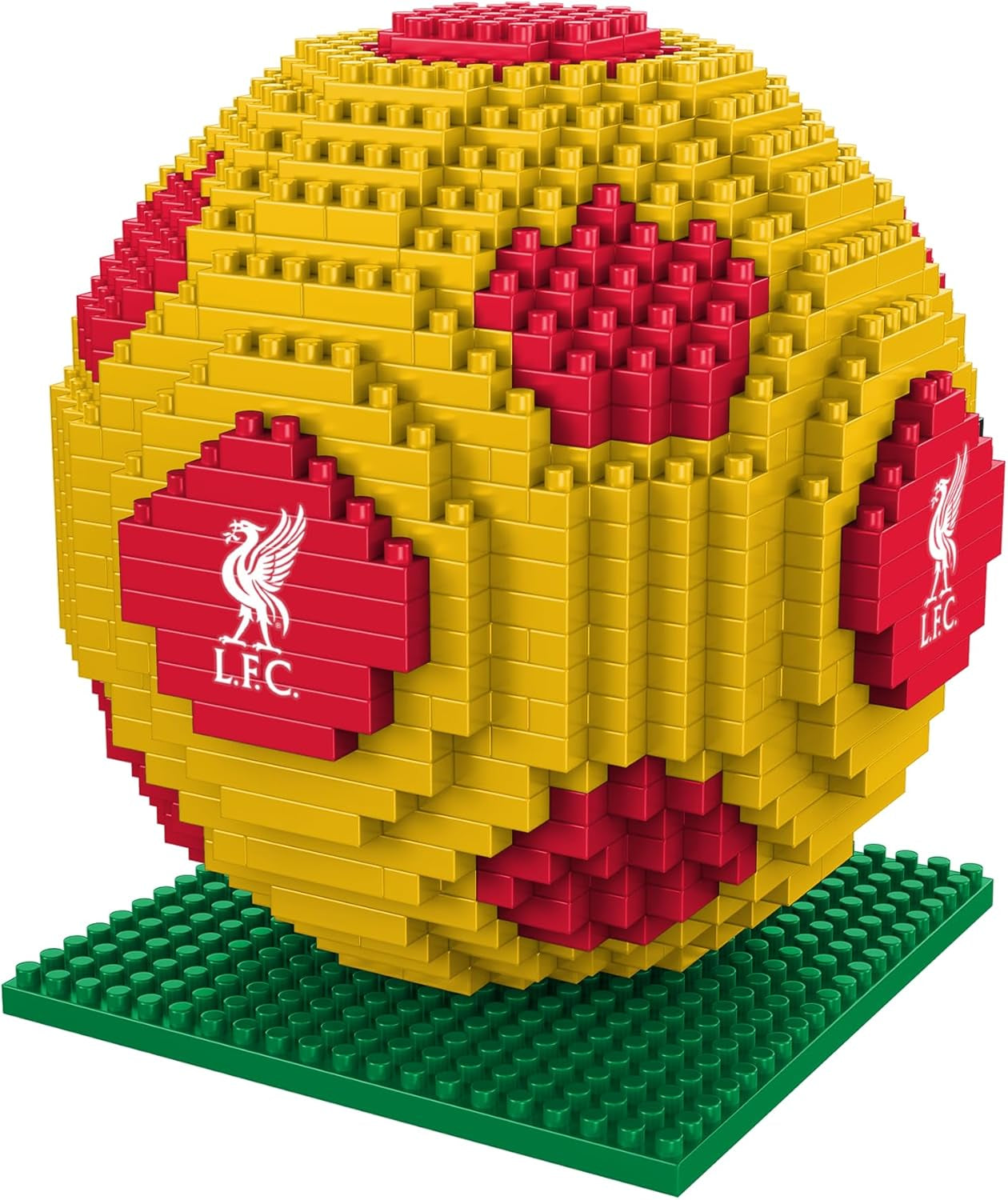 FOCO Offizielles Lizenzprodukt Manchester City FC BRXLZ 3D-Fußball-Konstruktionsspielzeug Modell Alternatív Teamfarbe