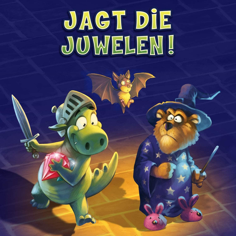 KOSMOS 681036 Raffi Raffzahn Ékszervadászat, Izgalmas játék gyerekeknek mágneses sárkányfigurával, Társasjáték 2-4 gyereknek 6 éves kortól vagy az egész családnak