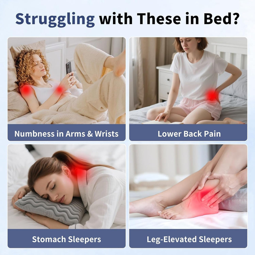 Pernă de citit – pernă pentru spate, tetieră reglabilă, pernă de citit din spumă cu memorie pentru pat, pernă ergonomică pentru spate pentru gât și picioare, pernă cu suport lombar