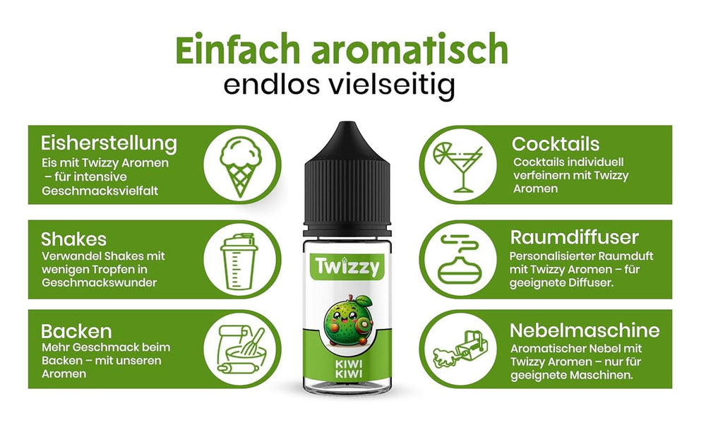 Twizzy Koncentrált Kiwi Aroma, 30 ml Aromas Naty Shop