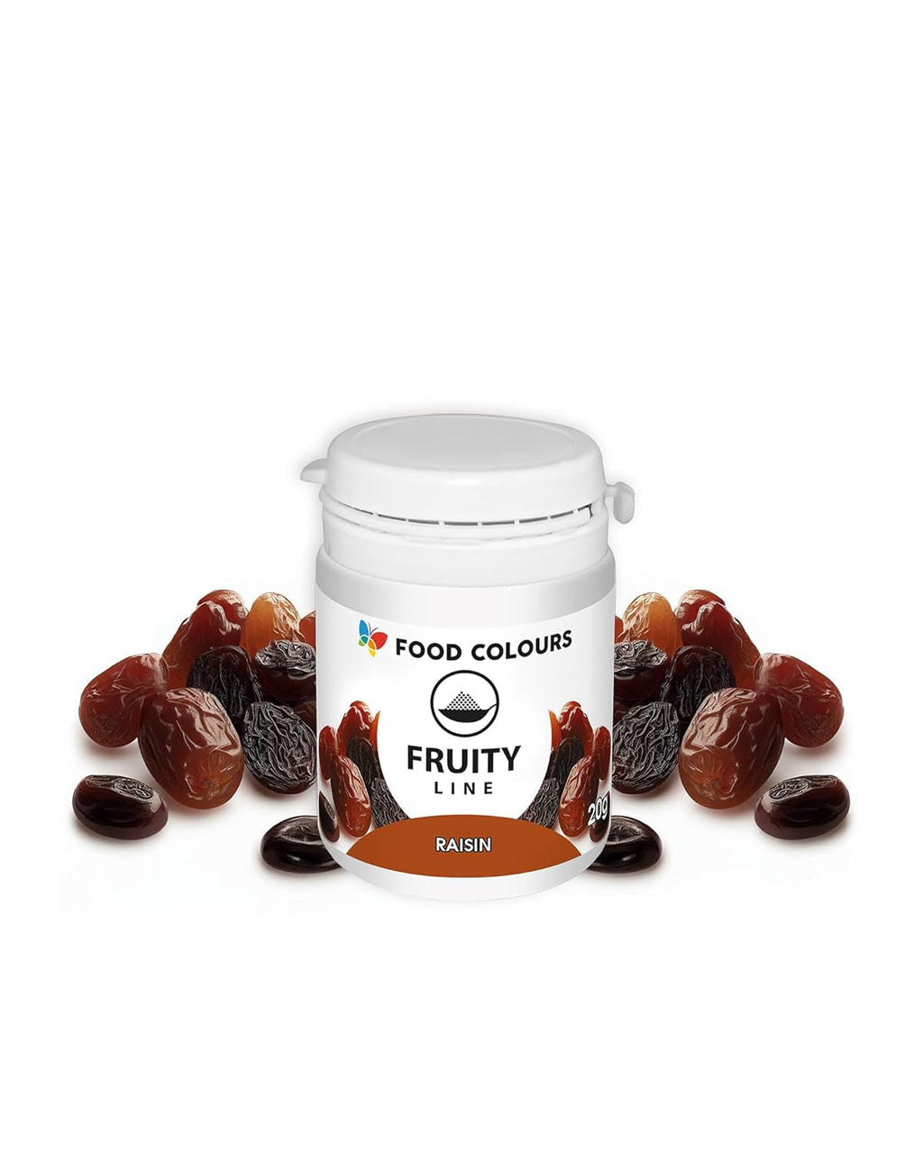 Coloranți alimentari pudră colorant natural Fruity Line BLUEBERRY 20G pudră colorantă naturală pentru creme glazură burete aluat sub formă de pudră colorant alimentar pentru băuturi jeleuri