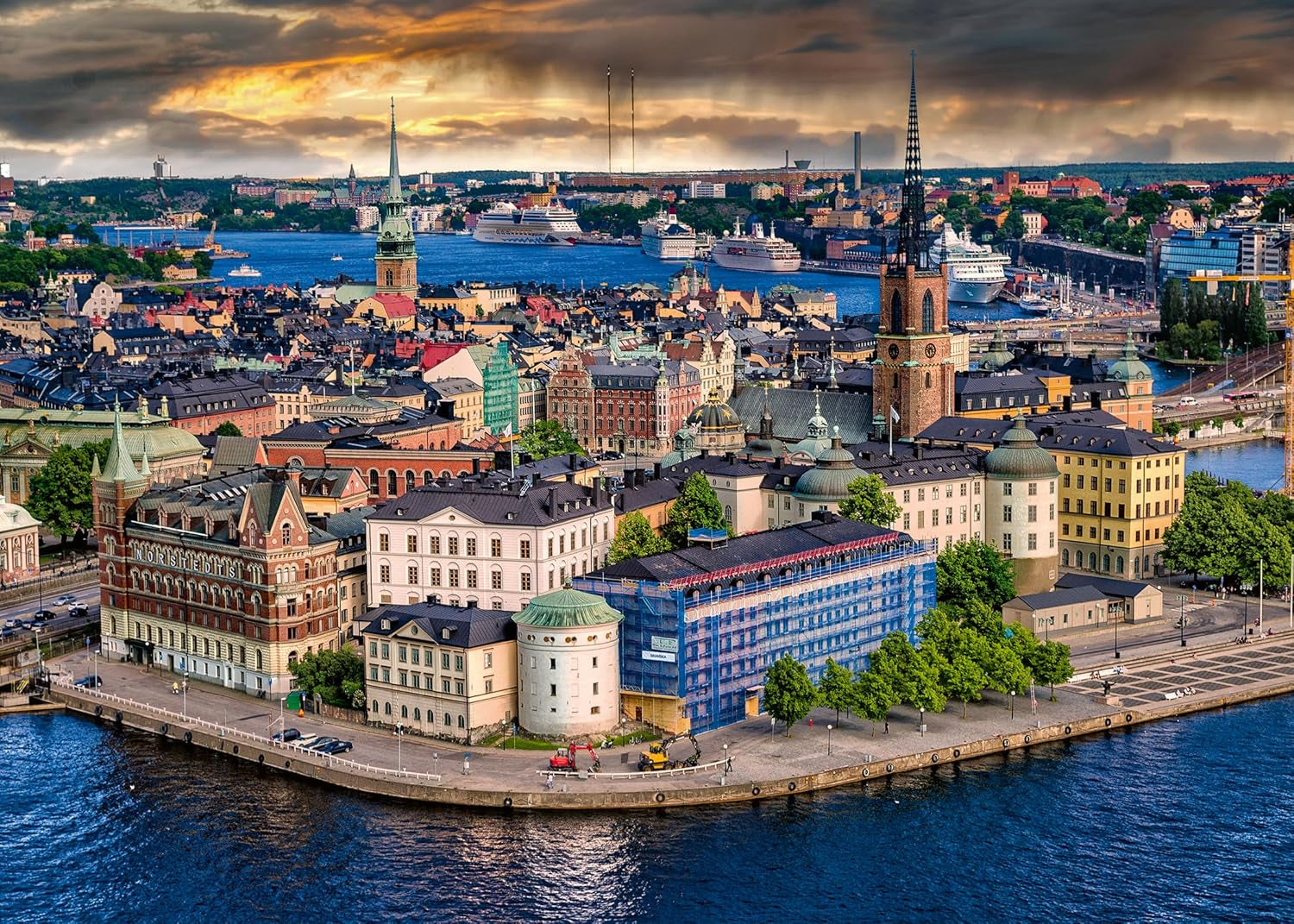 Ravensburger Puzzle Locuri scandinave 12000114 - Stockholm, Suedia - puzzle jigsaw de 1000 de piese pentru adulți și copii de peste 14 ani Puzzle Naty Shop Design nou