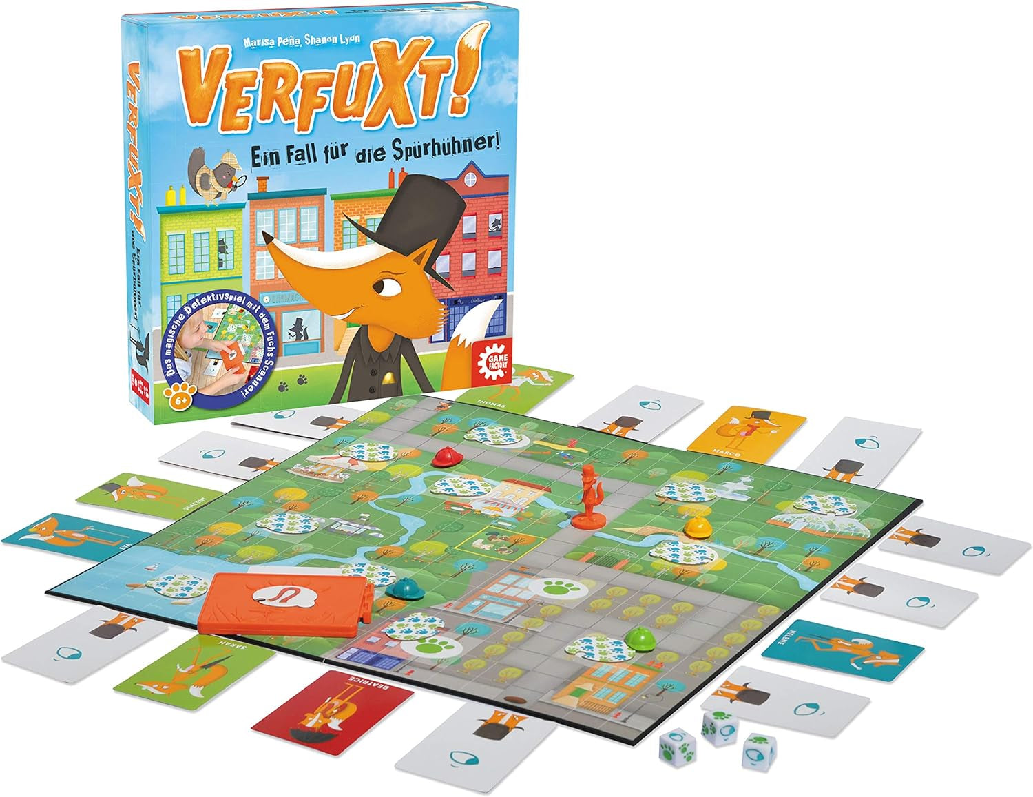 Game Factory 646255 Verfuxt, nyomozójáték 6 éven felülieknek, gyerekjáték