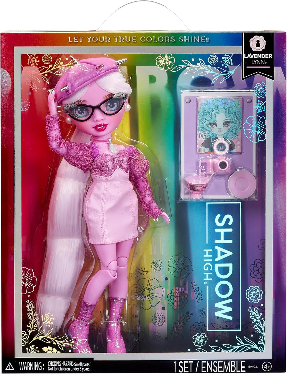 Rainbow High Shadow High F23 Fashion Doll-Purple