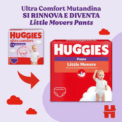 Huggies Ultra Comfort, Bugyi pelenka, 5-ös méret (12-17 kg), 68 db-os bugyipelenka csomag