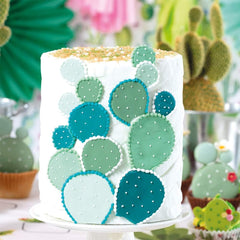 0255311 Set forme de biscuiți cu picătură, 4 piese 1,5-3,5-5,5-12 H2,2 cm, roz