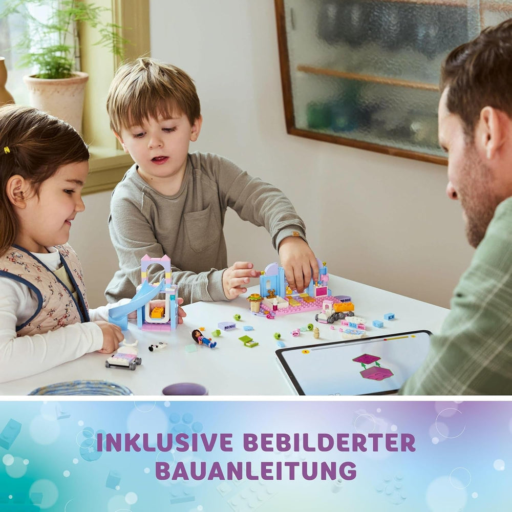 LEGO 4+ Gabby babaháza Gabby kiscica fülei színlelős játék állatkészlet gyerekjáték csúszdával és figurákkal Ajándék lányoknak és fiúknak Kreatív játék 10796 Építőkészletek Beuche den LEGO-Store