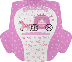 CutiePlusU felnőtt pelenkák, 10 darab, eldobható inkontinencia bugyi lepedővel nőknek és férfiaknak, maximális nedvszívó képesség éjszaka - kis hercegnő (nagy méret 94-119 cm)