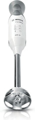 Bosch Stabmixx Ergomixx MSM66110, Edelstahl-Mixfuß, Mix- Und Messbecher, 2 Geschwindigkeitsstufen, Leichtes Gehäuse, 4-Klingen-Messer, Einfache Reinigung, 600 W, Weiß/Grau Kitchen Naty Shop