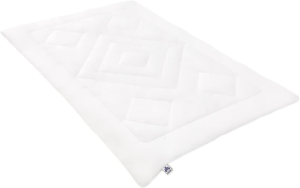 Plapumă Irisette Noblesse pentru toate anotimpurile - Made in Germany - Cuvertură cu capac din bumbac pur, 135 X 200 Cm, certificat Ã-ko-Tex Plapumi si pilote Naty Shop Singur 135 cm X 200 cm Mono