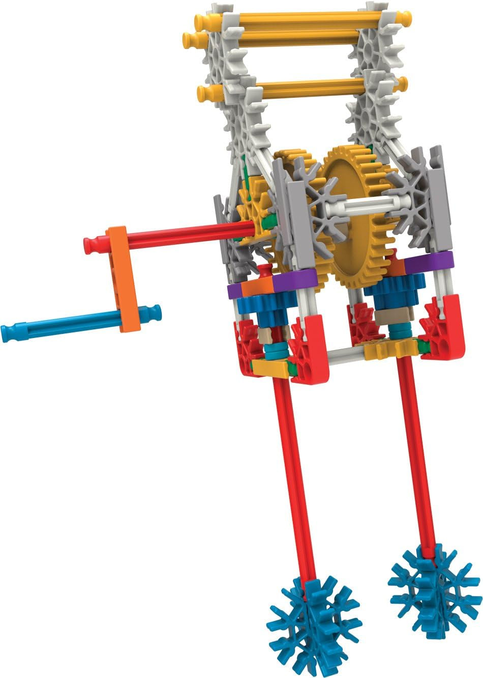 MINT-Forschung Getriebe-Baukastenset, K'NEX Bildung, Basic Fun, 79318, Lernset mit 3 funktionenden Designs, Technik für Kinder, Konstruktionsspielzeug für Jungen und Mädchen From 8 Jahren