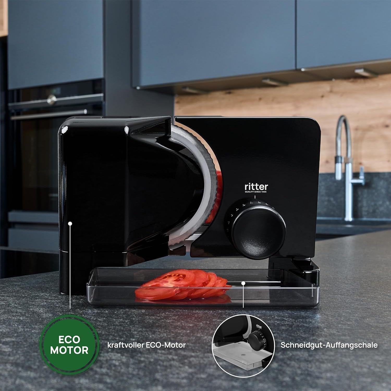 Ritter E 16 Duo plus Többfunkciós elektromos fémszeletelő és -vágó gép környezetbarát motorral, Németországban gyártott Aprítók és szeletelők Naty Shop